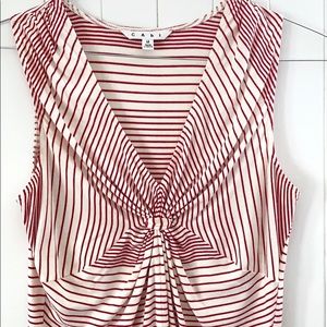 CAbi Sleeveless Striped Top. Size: M